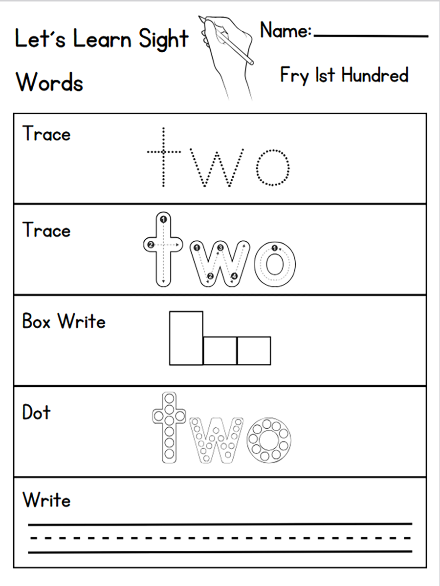 Lets Learn Sight Words Activity (123 Pages) - Image 5