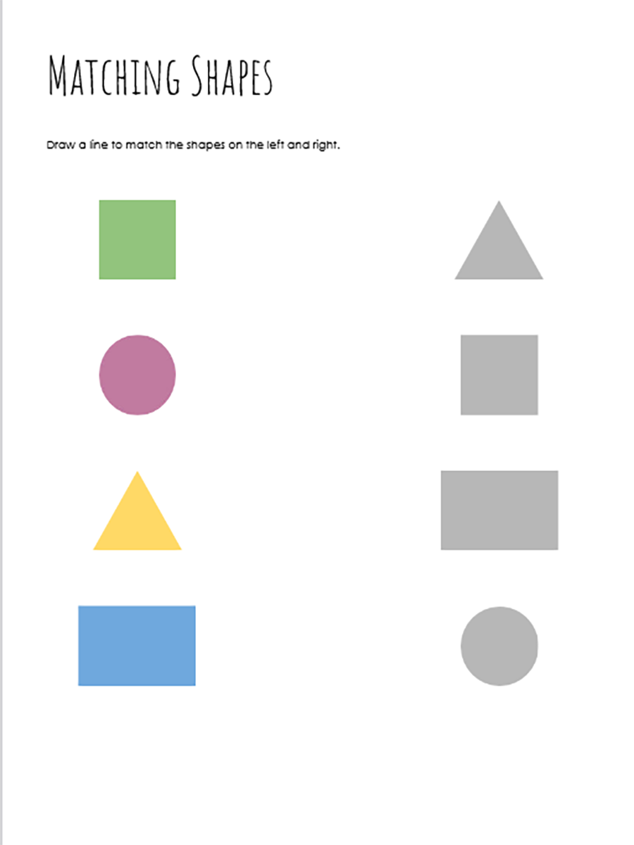 Montessori Paper Materials Cut Out And Matching (170 Pages) - Image 7