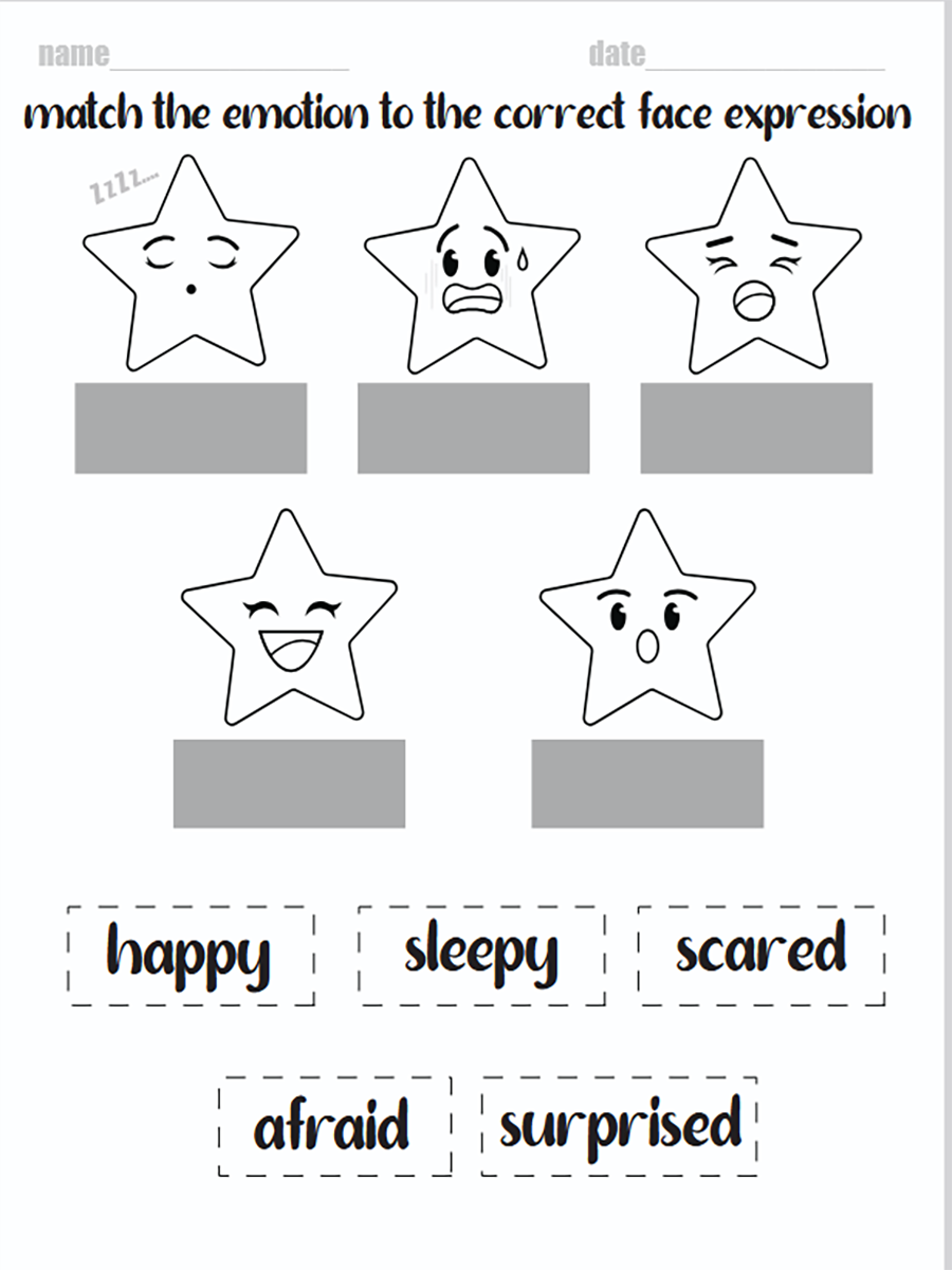 Emotion Coloring And Activity Book (45 Pages) - Image 3