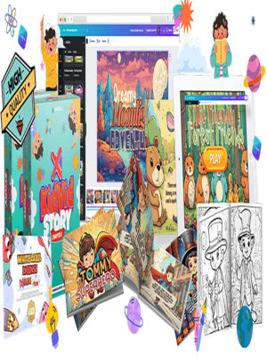Kids Vid Stories And Coloring Books 3 And OTO