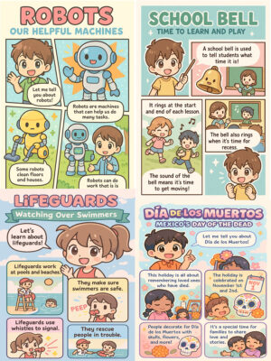 Kids Comic Style Study Posters Vol.2
