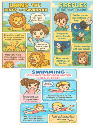 Kids Comic Style Study Posters Vol.1